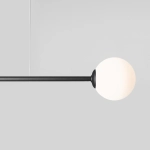 LAMPA WISZĄCA 2-PŁ. PURE BLACK (średnica klosza 14cm) 1064H1 ALDEX - zdjęcie dodatkowe 5