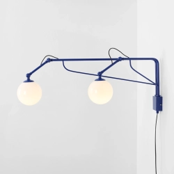 Kinkiet SOHO GLASS 2 Kobaltowy 1105D25 Aldex - zdjęcie dodatkowe 1