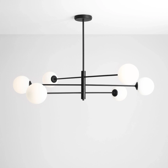 Lampa wisząca HOMME 6 BLACK 1090PL_K1 ALDEX - zdjęcie dodatkowe 2
