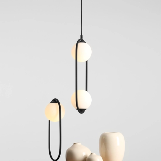 LAMPA WISZĄCA RIVA 2 BLACK 1086H1 ALDEX - zdjęcie dodatkowe 3
