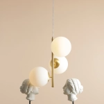 Lampa Wisząca Fin 3 Mosiądz M 1120E40_M Aldex - zdjęcie dodatkowe 5