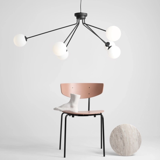 Lampa wisząca HOLM black VI 1082K1 ALDEX - zdjęcie dodatkowe 2