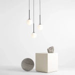 LAMPA WISZĄCA BOSSO 3 RING BLACK 1087E1_R ALDEX - zdjęcie dodatkowe 7