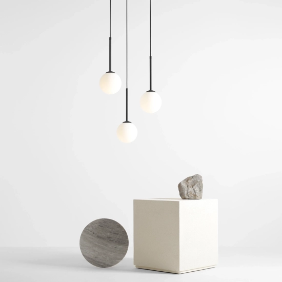 LAMPA WISZĄCA BOSSO 3 RING BLACK 1087E1_R ALDEX - zdjęcie dodatkowe 7