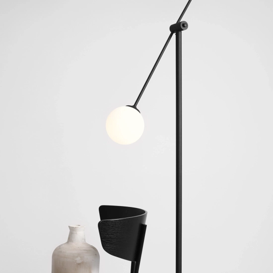 LAMPA STOJĄCA OHIO BLACK 1081A1 ALDEX - zdjęcie dodatkowe 4