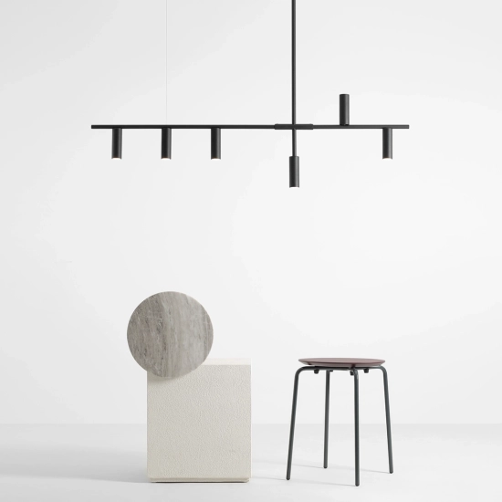 LAMPA WISZĄCA TREVO 6 ALL BLACK 1104K1 ALDEX - zdjęcie dodatkowe 5