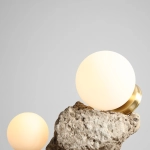 Lampa stołowa mosiądz BALL 1076B40_M ALDEX - zdjęcie dodatkowe 1