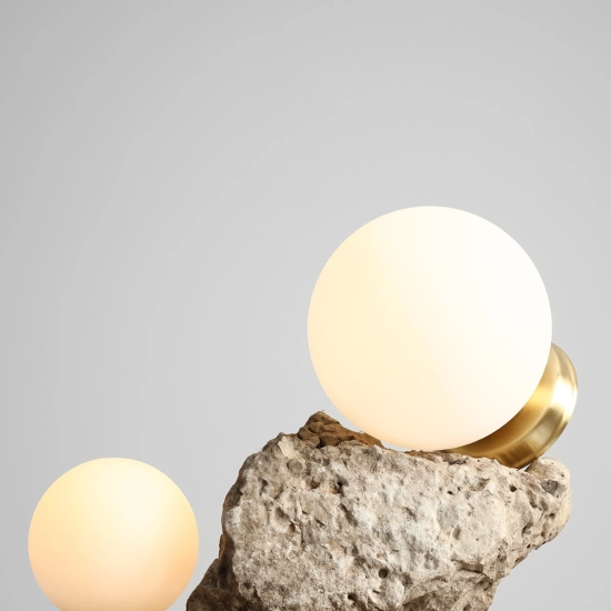 Lampa stołowa mosiądz BALL 1076B40_M ALDEX - zdjęcie dodatkowe 1