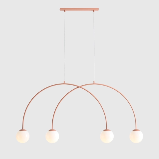 LAMPA WISZĄCA UNA 4 CORAL S 1116L11_S Aldex - zdjęcie dodatkowe 1