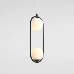 LAMPA WISZĄCA RIVA 2 BLACK 1086H1 ALDEX - zdjęcie dodatkowe 1