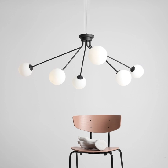Lampa wisząca HOLM black VI 1082K1 ALDEX - zdjęcie dodatkowe 1