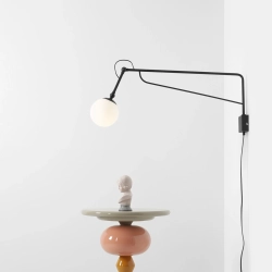 KINKIET SOHO GLASS DUŻY BLACK 1105C1_D ALDEX - zdjęcie dodatkowe 1