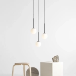 LAMPA WISZĄCA BOSSO 3 RING BLACK 1087E1_R ALDEX - zdjęcie dodatkowe 6