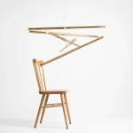 LAMPA WISZĄCA TUBO 10 GOLD 1072M30 ALDEX - zdjęcie dodatkowe 2