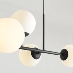 Lampa Wisząca Fin 6 Czarny 1120K1 Aldex - zdjęcie dodatkowe 2