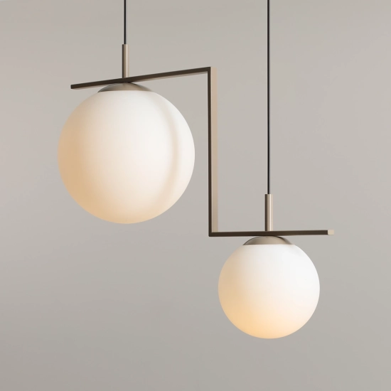 Lampa Wisząca Zac 2 Beżowy MATTE 1038H17_2 Aldex - zdjęcie dodatkowe 3