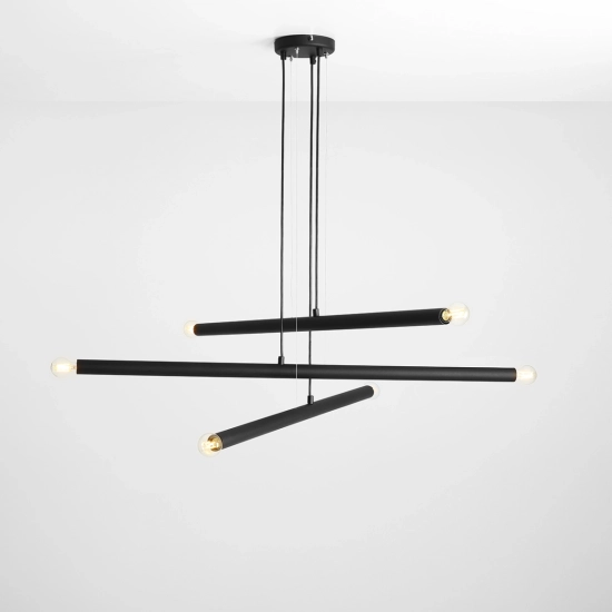 LAMPA WISZĄCA TUBO 6 BLACK 1072K1 ALDEX - zdjęcie dodatkowe 3