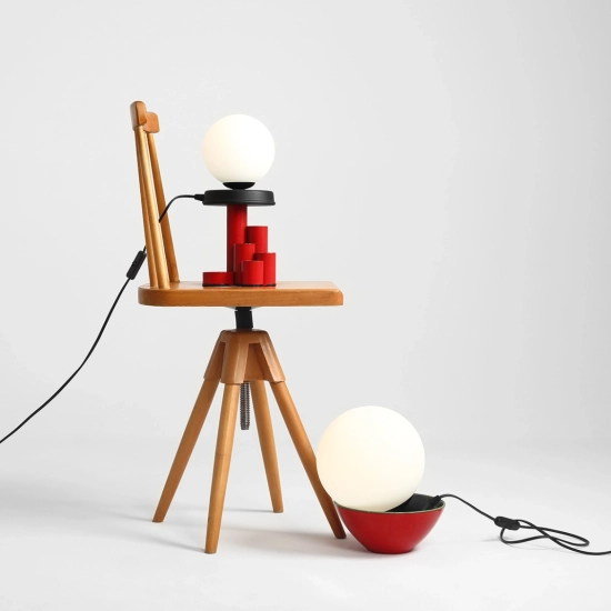 Lampa stołowa BALL black M 1076B1_M ALDEX - zdjęcie dodatkowe 4