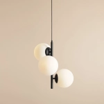 Lampa Wisząca Fin 3 Czarny M 1120E1_M Aldex - zdjęcie dodatkowe 2
