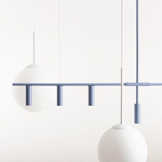 Lampa Wisząca TREVO 6 Niebieski 1104K16 Aldex - zdjęcie dodatkowe 4