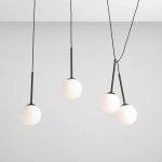 LAMPA WISZĄCA BOSSO 4 BLACK 1087L1 ALDEX - zdjęcie dodatkowe 2