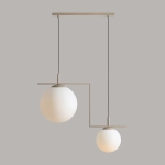 Lampa Wisząca Zac 2 Beżowy MATTE 1038H17_2 Aldex - zdjęcie dodatkowe 2