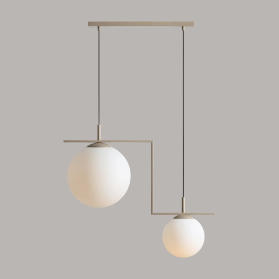 Lampa Wisząca Zac 2 Beżowy MATTE 1038H17_2 Aldex - zdjęcie dodatkowe 2