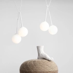 LAMPA WISZĄCA BOSSO 4 WHITE 1087L ALDEX - zdjęcie dodatkowe 1