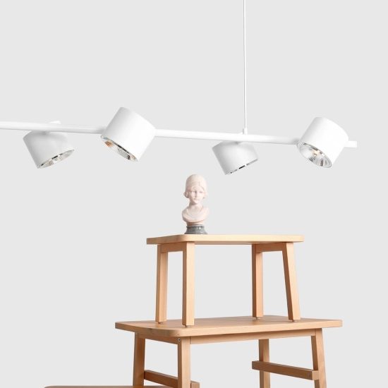 Lampa wisząca 6-PŁ BOT WHITE 1046K ALDEX - zdjęcie dodatkowe 3