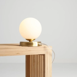 Lampa stołowa mosiądz BALL 1076B40_S ALDEX - zdjęcie dodatkowe 1