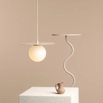 LAMPA WISZĄCA LOOP CREAM S 1125G9_S Aldex - zdjęcie dodatkowe 1
