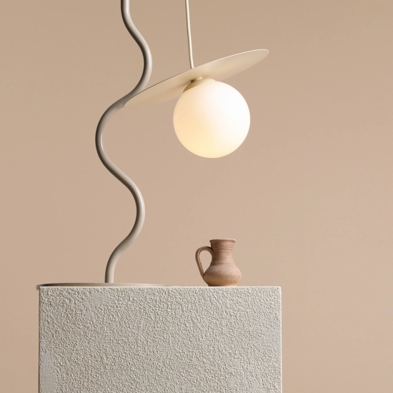 LAMPA WISZĄCA LOOP CREAM S 1125G9_S Aldex - zdjęcie dodatkowe 2