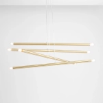 LAMPA WISZĄCA TUBO 8 BRASS 1072P40 ALDEX - zdjęcie dodatkowe 5