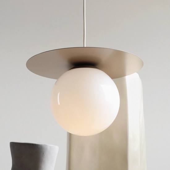 LAMPA WISZĄCA LOOP BEIGE M 1125G17_M Aldex - zdjęcie dodatkowe 5