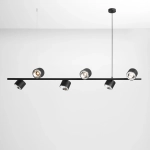Lampa wisząca 6-PŁ BOT BLACK 1047K ALDEX - zdjęcie dodatkowe 1