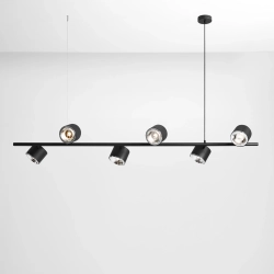 Lampa wisząca 6-PŁ BOT BLACK 1047K ALDEX - zdjęcie dodatkowe 1