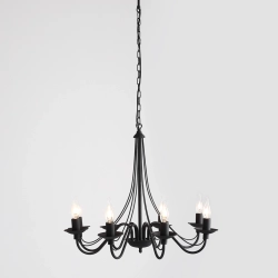 Lampa wisząca RÓŻA CZARNA 397P1 ALDEX - zdjęcie dodatkowe 1