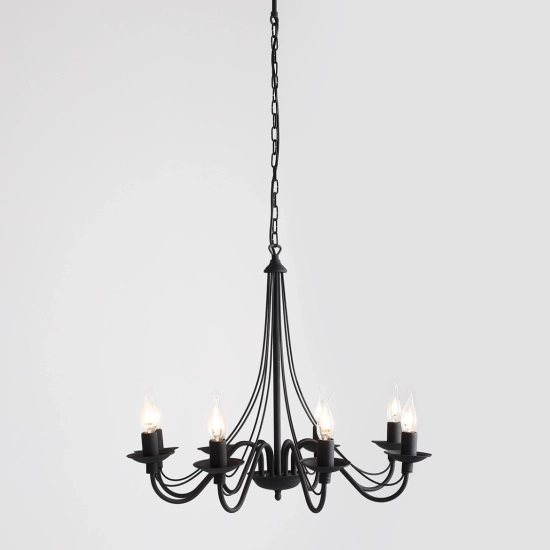 Lampa wisząca RÓŻA CZARNA 397P1 ALDEX - zdjęcie dodatkowe 1