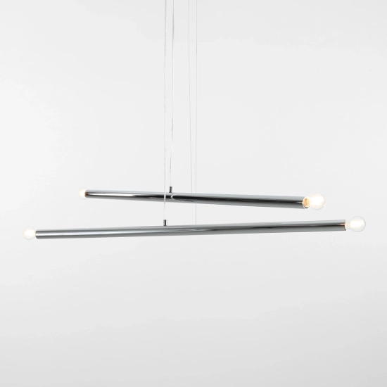 Lampa Wisząca TUBO 4 Chrom 1072L4 Aldex - zdjęcie dodatkowe 4