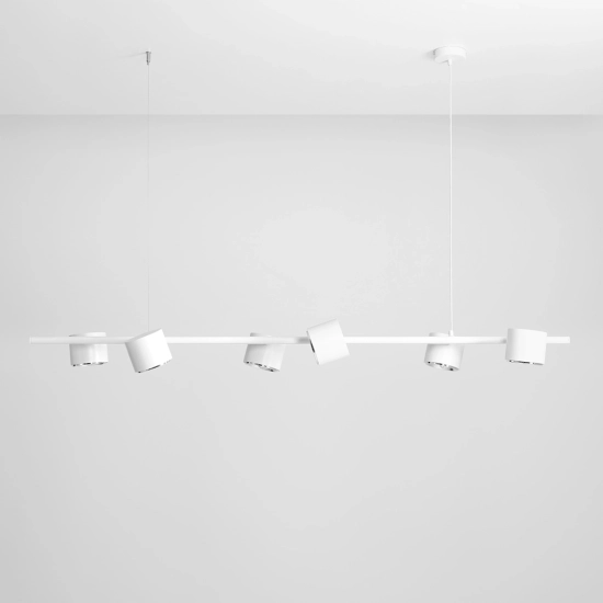 Lampa wisząca 6-PŁ BOT WHITE 1046K ALDEX - zdjęcie dodatkowe 6