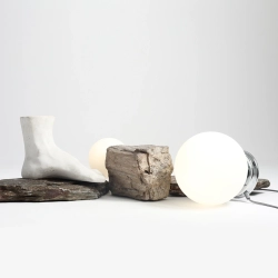 Lampa stołowa BALL chrome M 1076B4_M ALDEX - zdjęcie dodatkowe 1