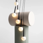 Lampa Wisząca Riu 9 RING Czarny 1117N1 Aldex - zdjęcie dodatkowe 4