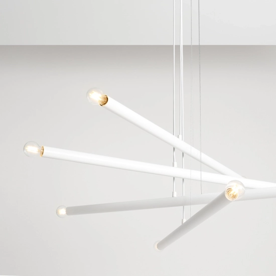 Lampa Wisząca TUBO 8 Biały 1072P Aldex - zdjęcie dodatkowe 4