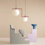 LAMPA WISZĄCA ZAC 2 RED WINE MATTE 1038H15_2 Aldex - zdjęcie dodatkowe 2