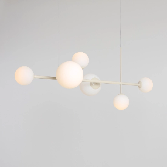 Lampa Wisząca DIONE 6 Kremowy 1092K9 Aldex - zdjęcie dodatkowe 2