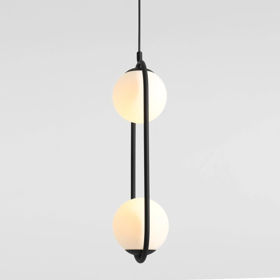 LAMPA WISZĄCA RIVA 2 BLACK 1086H1 ALDEX - zdjęcie dodatkowe 2
