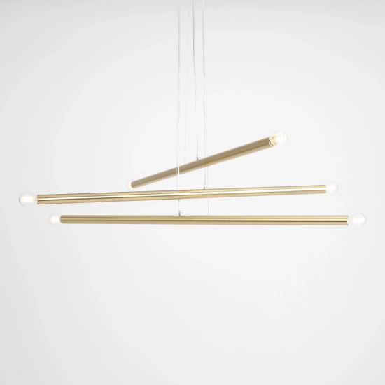 LAMPA WISZĄCA TUBO 6 BRASS 1072K40 ALDEX - zdjęcie dodatkowe 3
