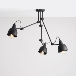 Plafon AIDA 3 Czarny 842PL_E Aldex - zdjęcie dodatkowe 1