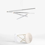 Lampa Wisząca TUBO 8 Chrom 1072P4 Aldex - zdjęcie dodatkowe 5