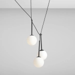 LAMPA WISZĄCA BOSSO 3 BLACK 1087E_1 ALDEX - zdjęcie dodatkowe 1
